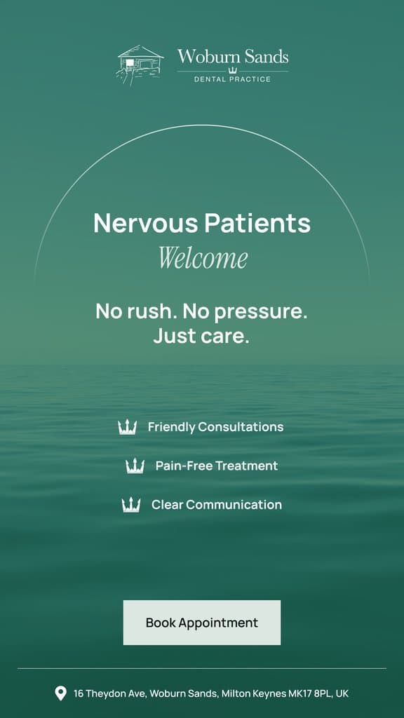Ad creative from Woburn Sands Dental Practice