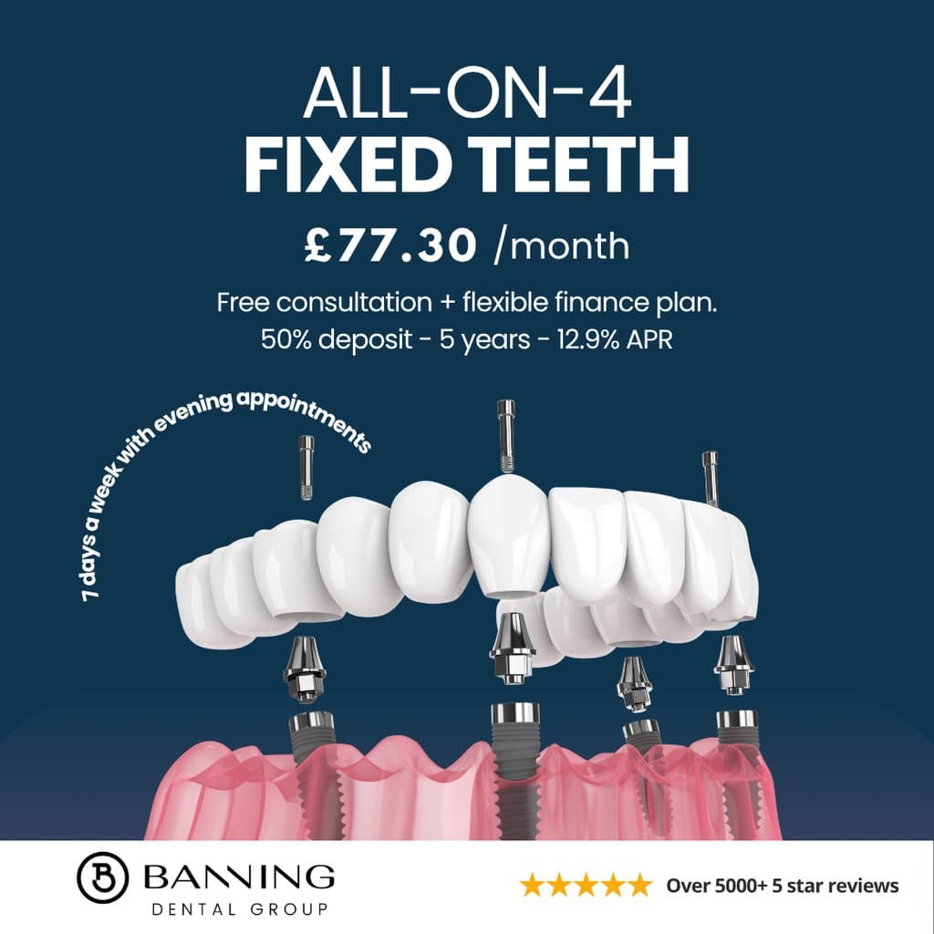 Ad creative from Banning Dental & Skin Clinique
