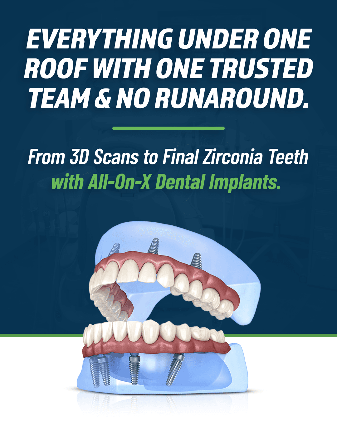 Ad creative from Pearl Dental Associates + Implant Center