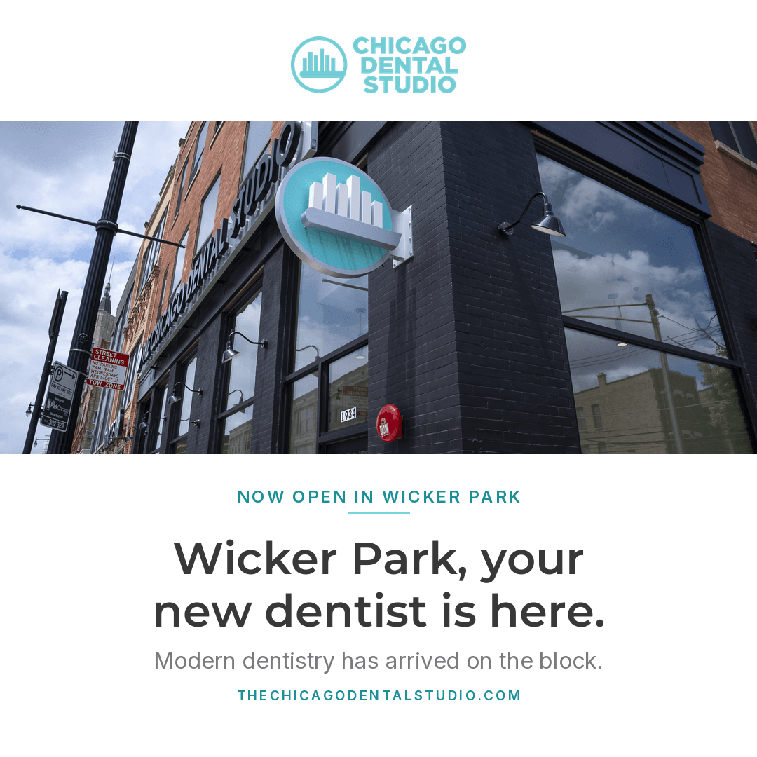 Ad creative from The Chicago Dental Studio