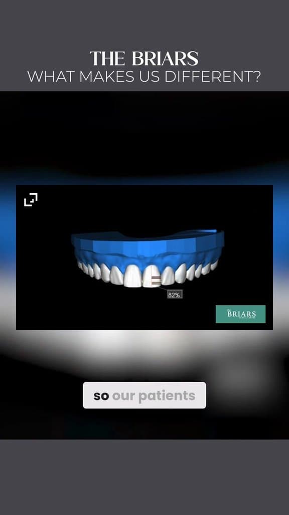 Ad creative from The Briars Dental Centre