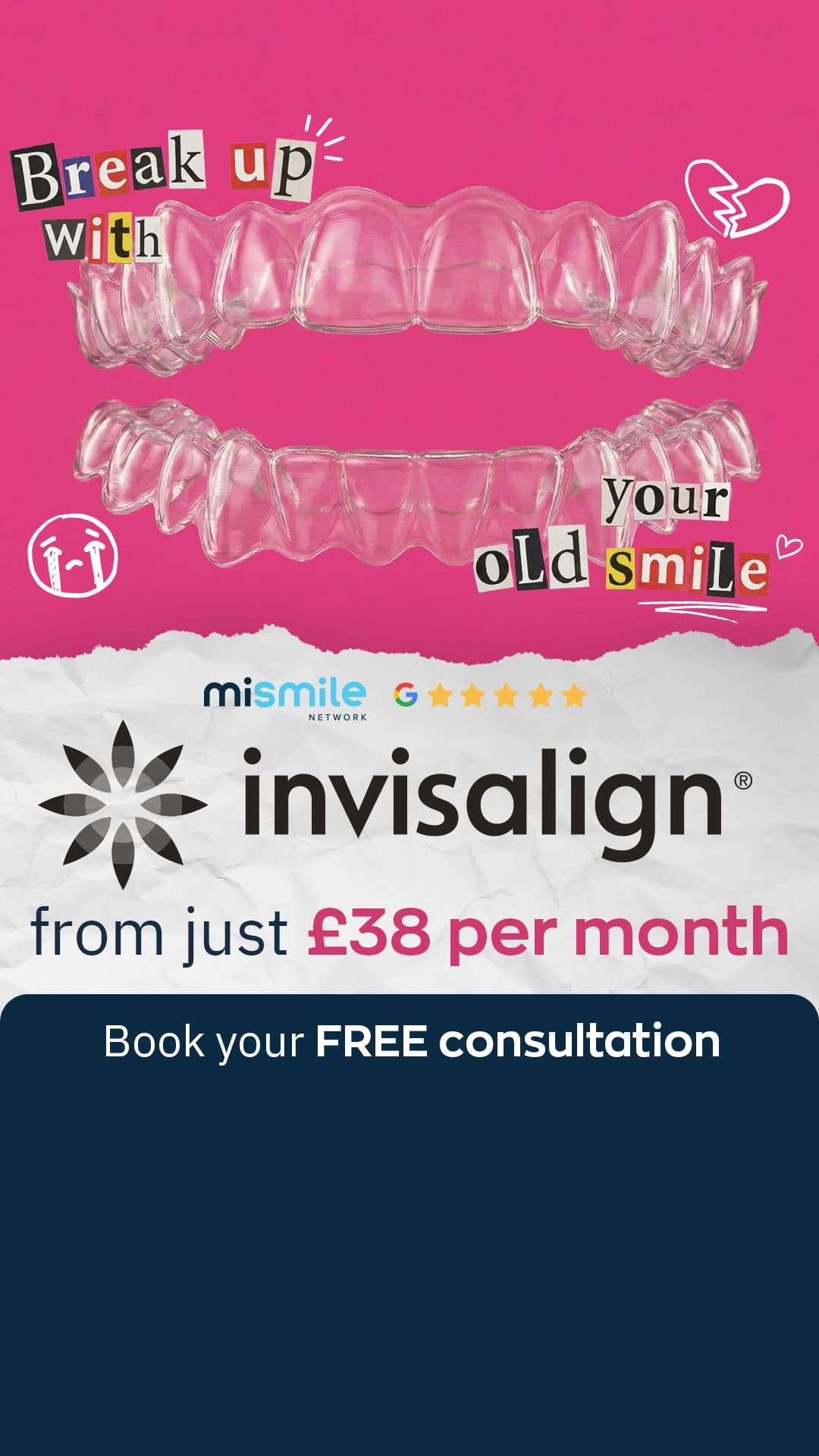 Ad creative from MiSmile UK
