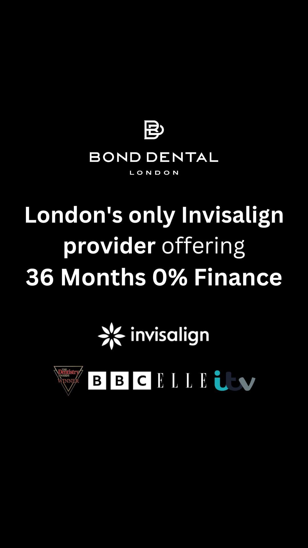 Ad creative from Bond Dental London
