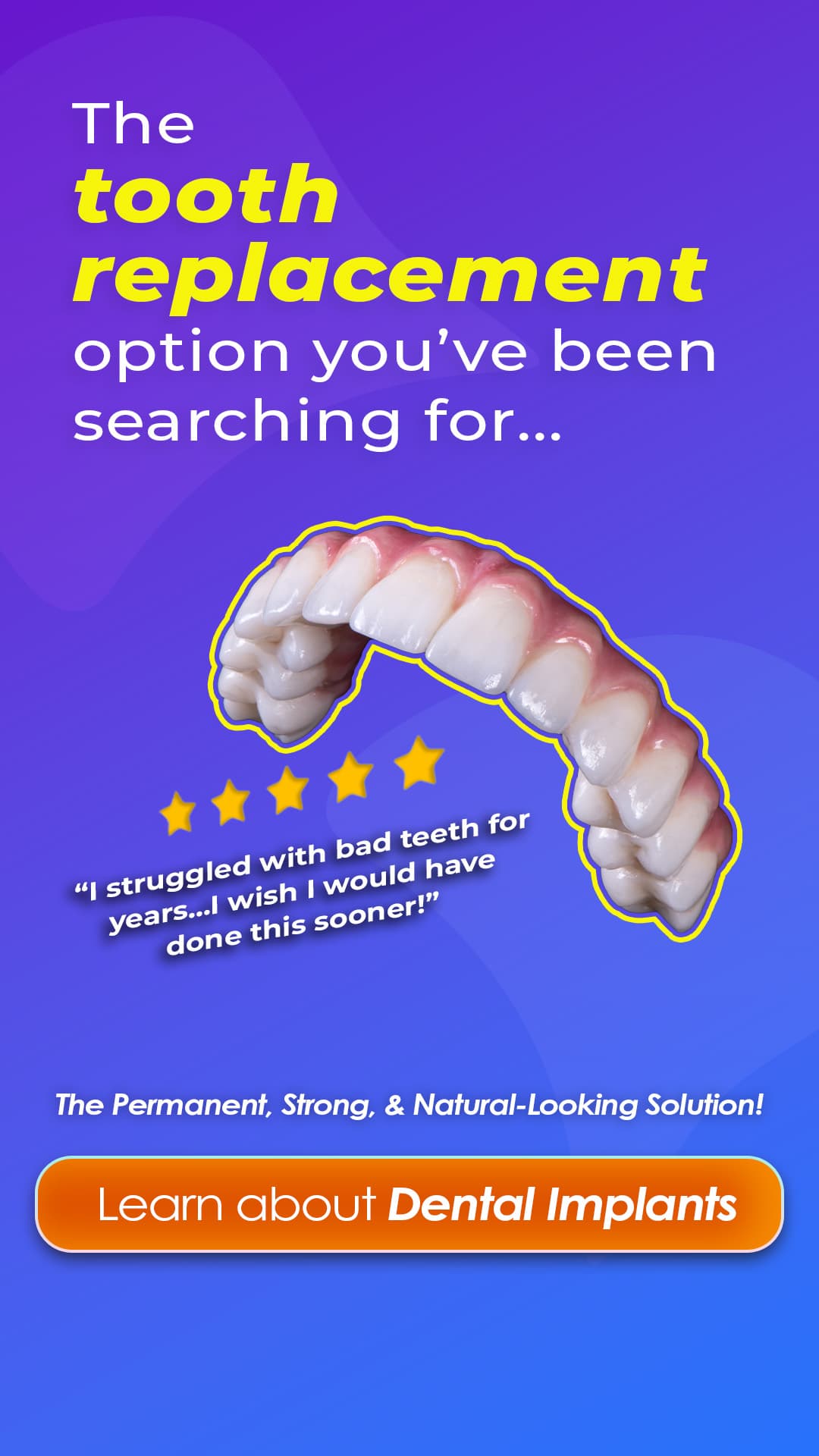Ad creative from Texas Dental Specialists