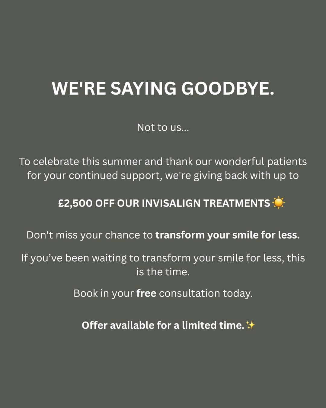 Ad creative from Cobham Dental