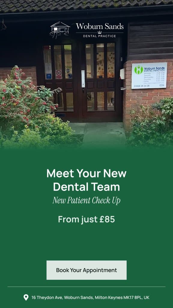Ad creative from Woburn Sands Dental Practice