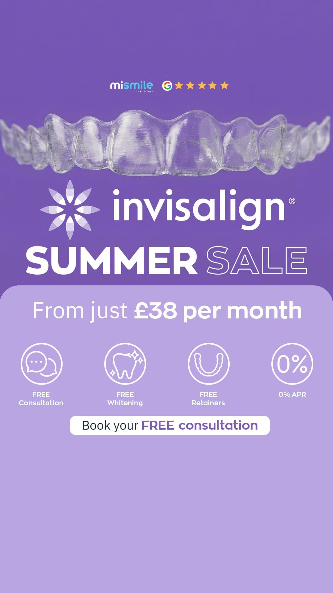 Ad creative from MiSmile Central